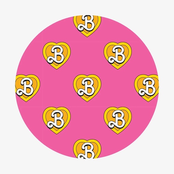 NIB/NWT Posh Peanut Pink Barbie Gold Heart Skort  - 6-12 Months Baby Girl - Picture 5 of 5